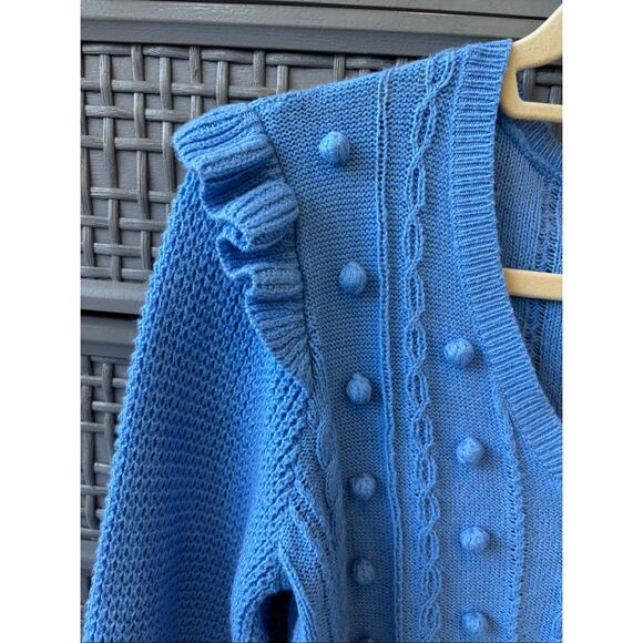 Lilly Pulitzer Great balloon sleeve sweater, Sm $148 A1 - Picture 5 of 9